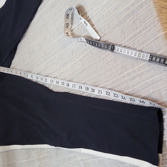 Roaman's 18 20 Loungewear Set in Black and White Stretchy 2 Piece Set - Picture 8 of 10